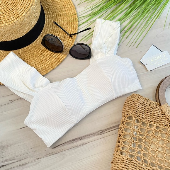 L Space Swim Lspace Pointelle Rib Gizelle Bikini Top Poshmark